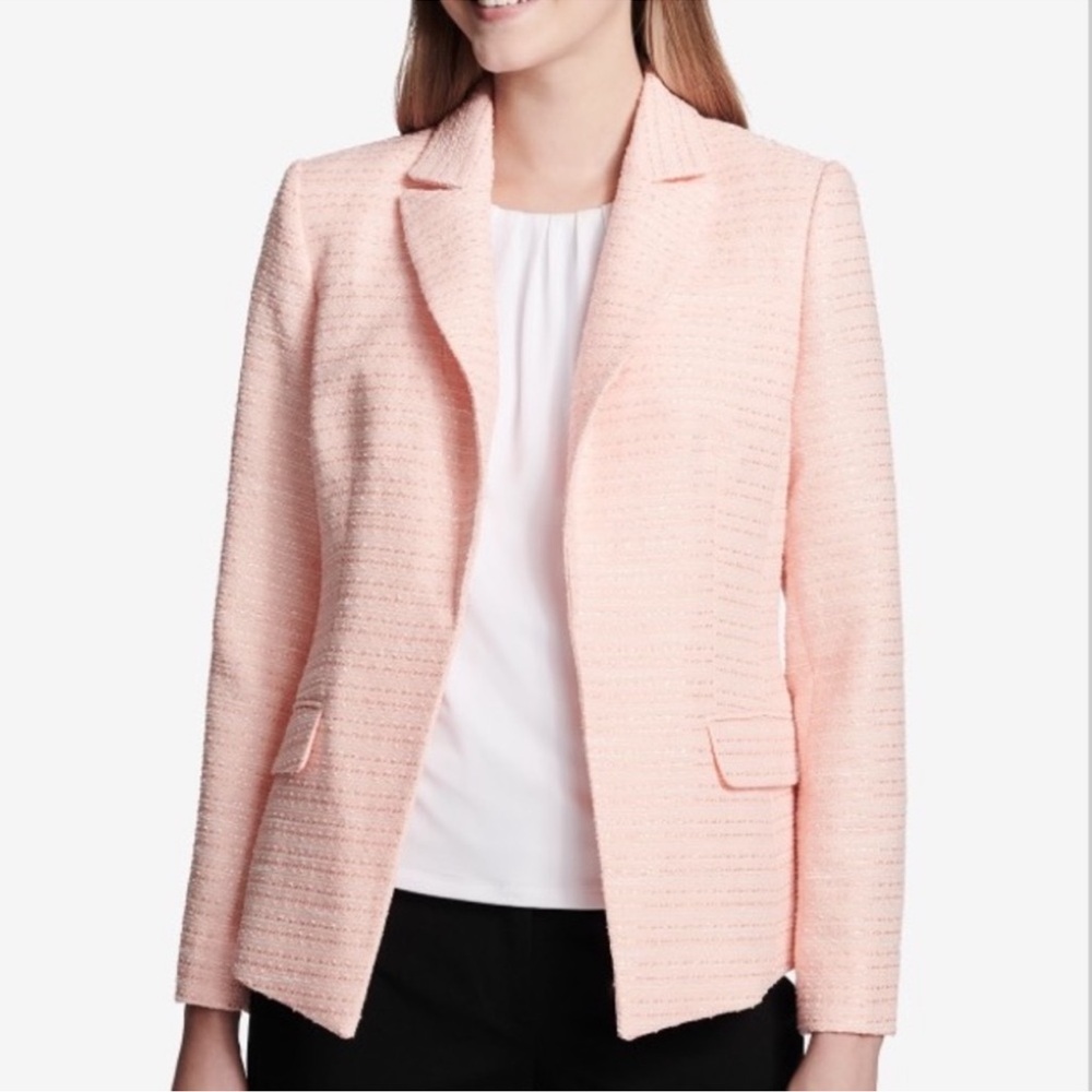 Calvin Klein Tweed Pink Blazer